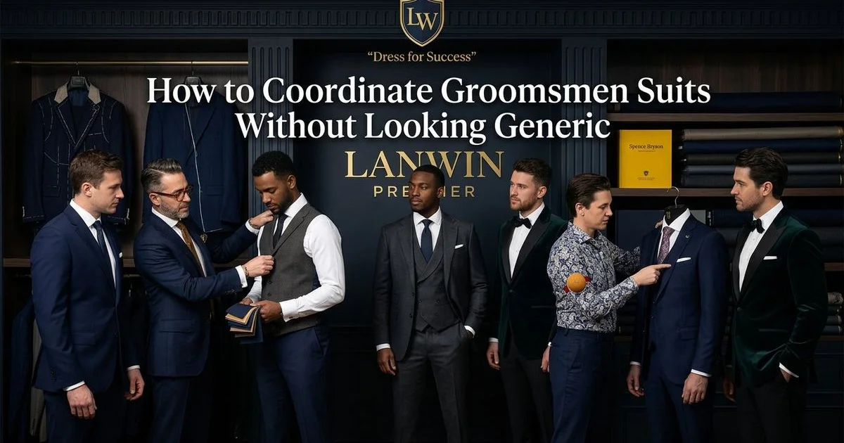 How to Coordinate Groomsmen Suits Without Looking Generic