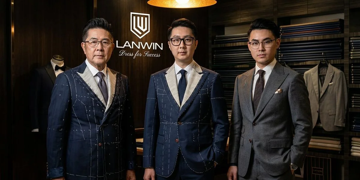 Coordinated groomsmen in bespoke suits