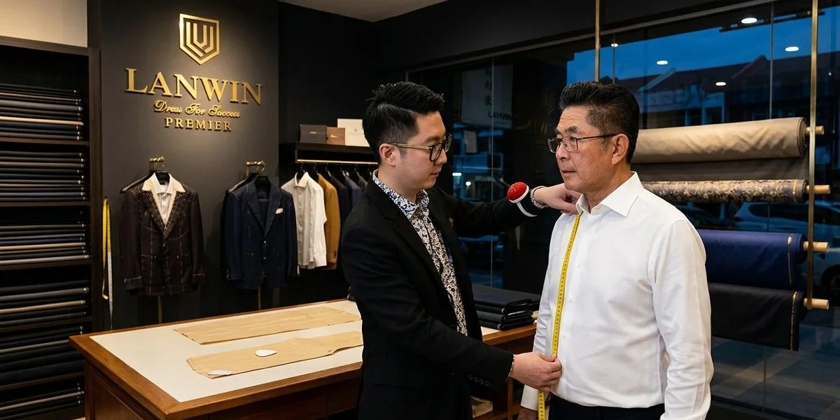 At-home bespoke fitting session