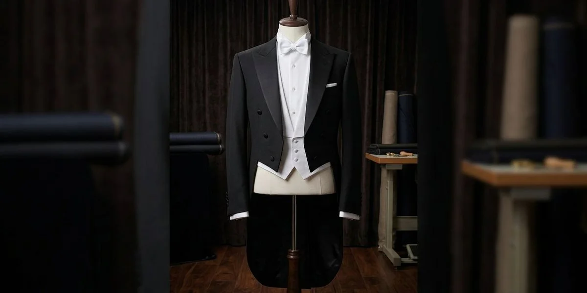White tie tailcoat formal attire