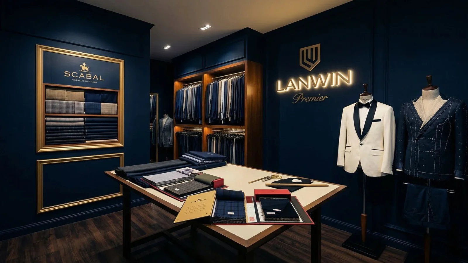 Bespoke suit fitting at LANWIN Premier Seremban showroom